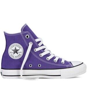 Converse Women's Chuck Taylor Purple All star High Top Sneaker Canvas Sz 7.5